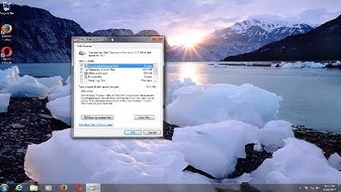 How To Use The Windows 7 Disk Cleanup Wizard