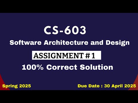 CS603 Assignment 1