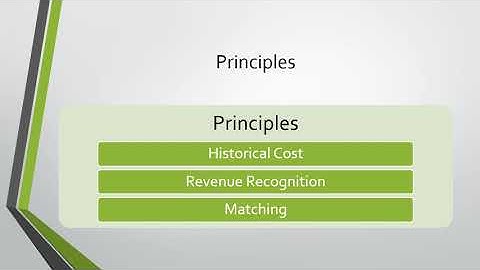 Accounting Assumptions and Principles