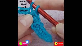 الدرس الثالث: الجزء الأول غرزة الحشو العاديه shorts hand handmade crochet crocheting