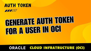 Generate Auth Token for Oracle Cloud OCI, push and pull Docker images in OCI with Auth Token