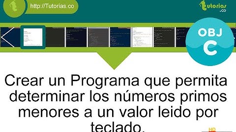 POO + ciclo for + Objective C (numeros primos)