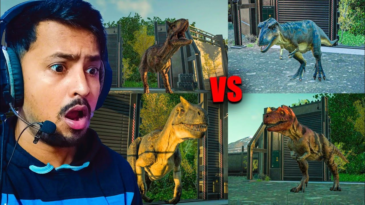 DINOSAUR BATTLE ROYALE IN JURASSIC WORLD EVOLUTION 3 HINDI GAMEPLAY ...
