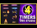 Add a Countdown TIMER to OBS studio - 4 different methods (Obs tutorial)