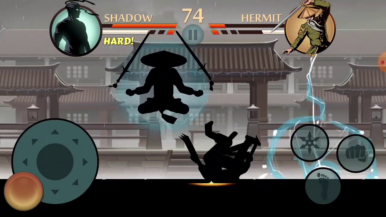 Shadow fight 2 how to defeat hermit YouTube