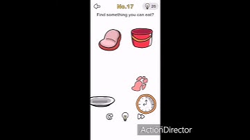 Brain Out level 17 Updated | Find something you can eat