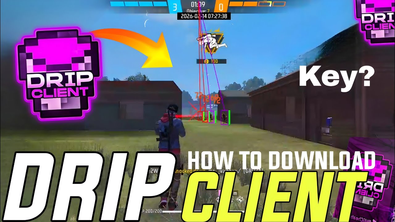 HOW TO DOWNLOAD DRIP CLIENT HACK || FLYING HACK, AUTO HEAD HACK