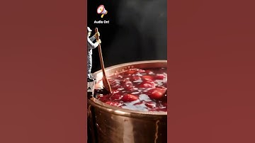 The Sounds of Tiny Workers Stirring Strawberry Jam 🍓#ai #viral #aianimation