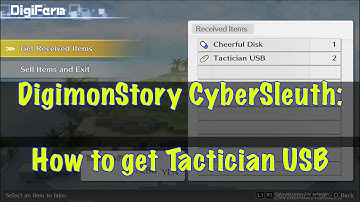 Digimon Story: Cyber Sleuth -  How to: Get Tactician USB