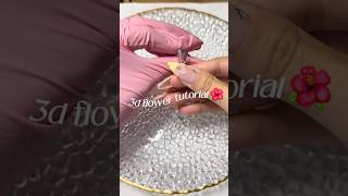 3d flower nail tutorial 🌺💕 #nails #pressonnails #nailart #nailtech #nailtutorial