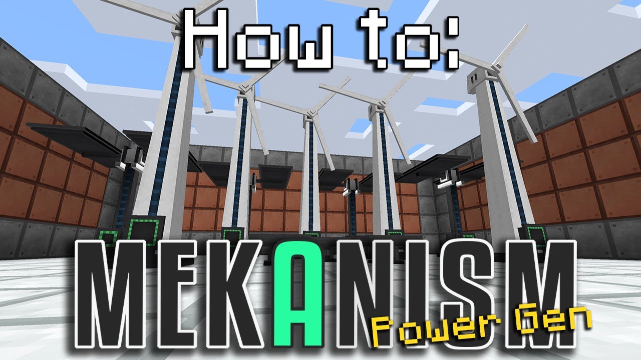 How to: Mekanism | Power Generation 1.16.5) -
