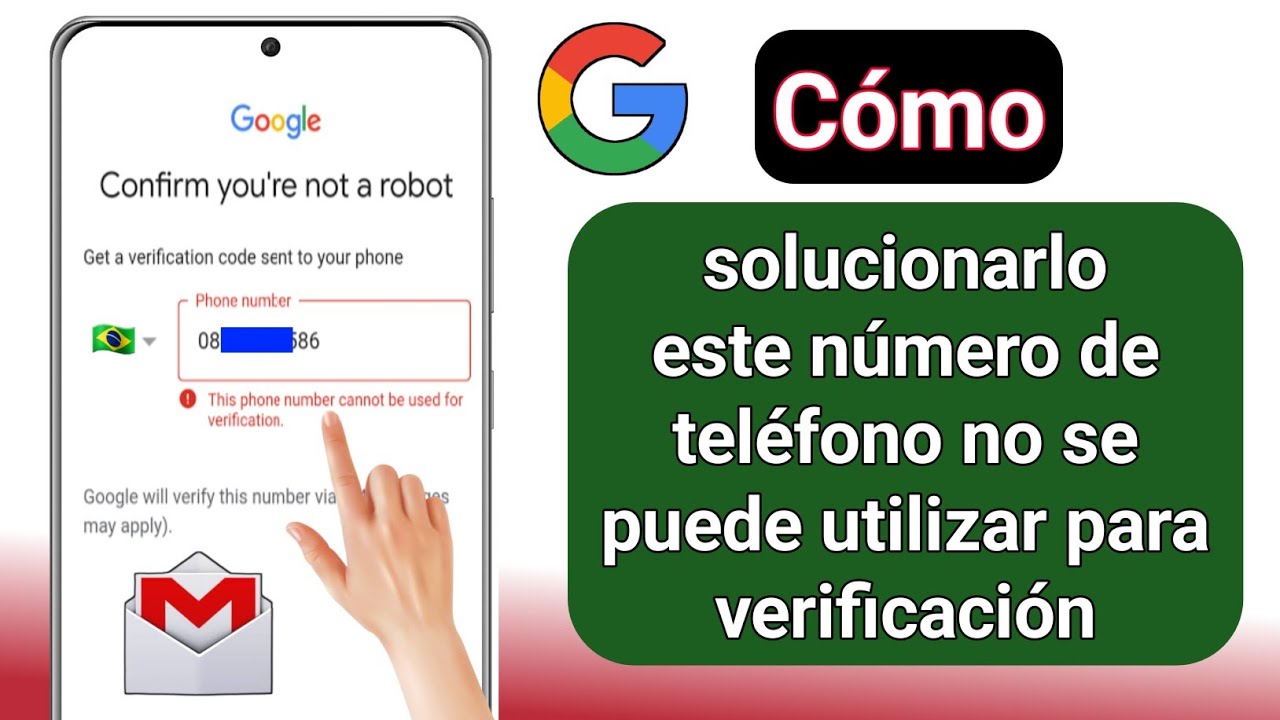 Este número de teléfono no se puede utilizar para la verificación