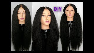 HOW-TO: Lace Closure Crochet Wig Using Kanekolon Hair screenshot 3