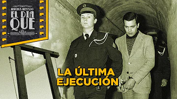 ¿Quién fue la última persona en morir en la guillotina?