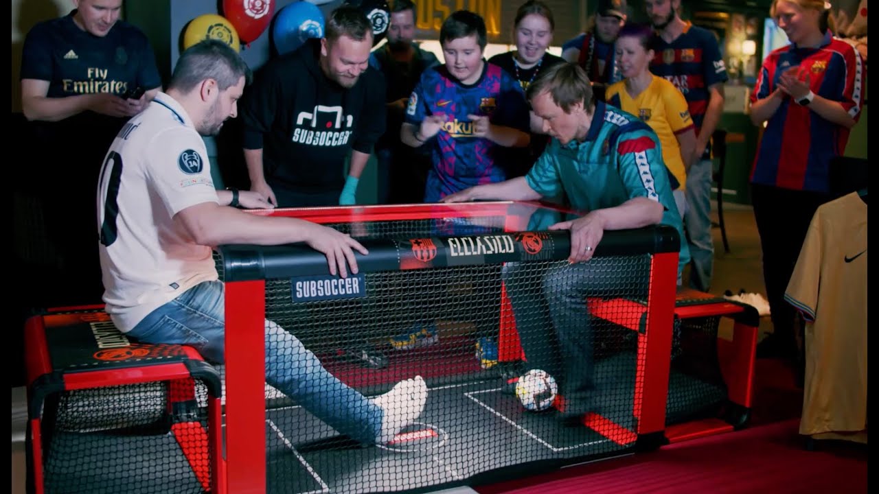 This weird German game is a combination of soccer and ping pong - ESPN