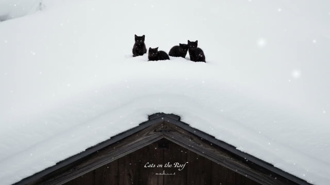 Playlist｜지붕 위의 고양이, 무장해제돼버린 마음 🐾 Cats on the Roof #jazz