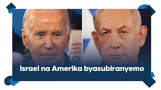 Israel na Amerika byasubiranyemo||Amerika yayikangishije kuyima intwaro