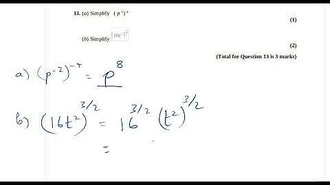 Pearson-Edexcel GCSE to A-level Transition Algebra Exam Questions Q13