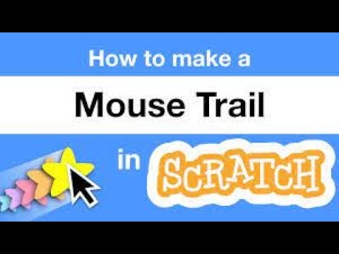 How to make a mouse trail in scratch #Tutorial
