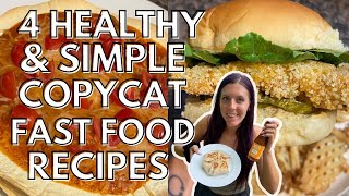 4 HEALTHY & SIMPLE FAST FOOD COPYCAT RECIPES AT HOME | WW | Chick Fil A & Taco Bell at Home