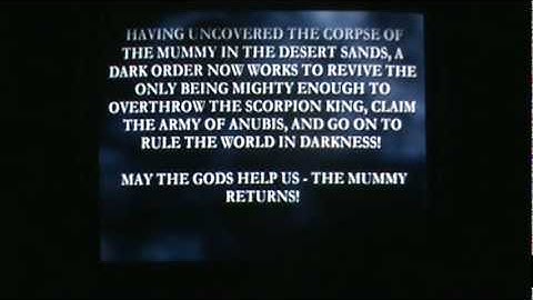 The Mummy Returns game [PS2] (2001): Imhotep - British Museum (Part 1)