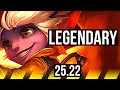 TRISTANA &amp; Alistar vs YUNARA &amp; Taric (ADC) | 11/1/9, Legendary | EUW Grandmaster | 25.22