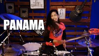 Video thumbnail of "Panama Remix - Matteo Drum Cover by Nur Amira Syahira"