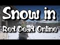 Snow in Red Dead Online !!!