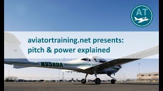 aviatortraining: pitch and power explained / basics of flying / get your private pilots license