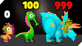 Эволюция Защиты Динозавров От Диких Древних Людей! Dino Bash