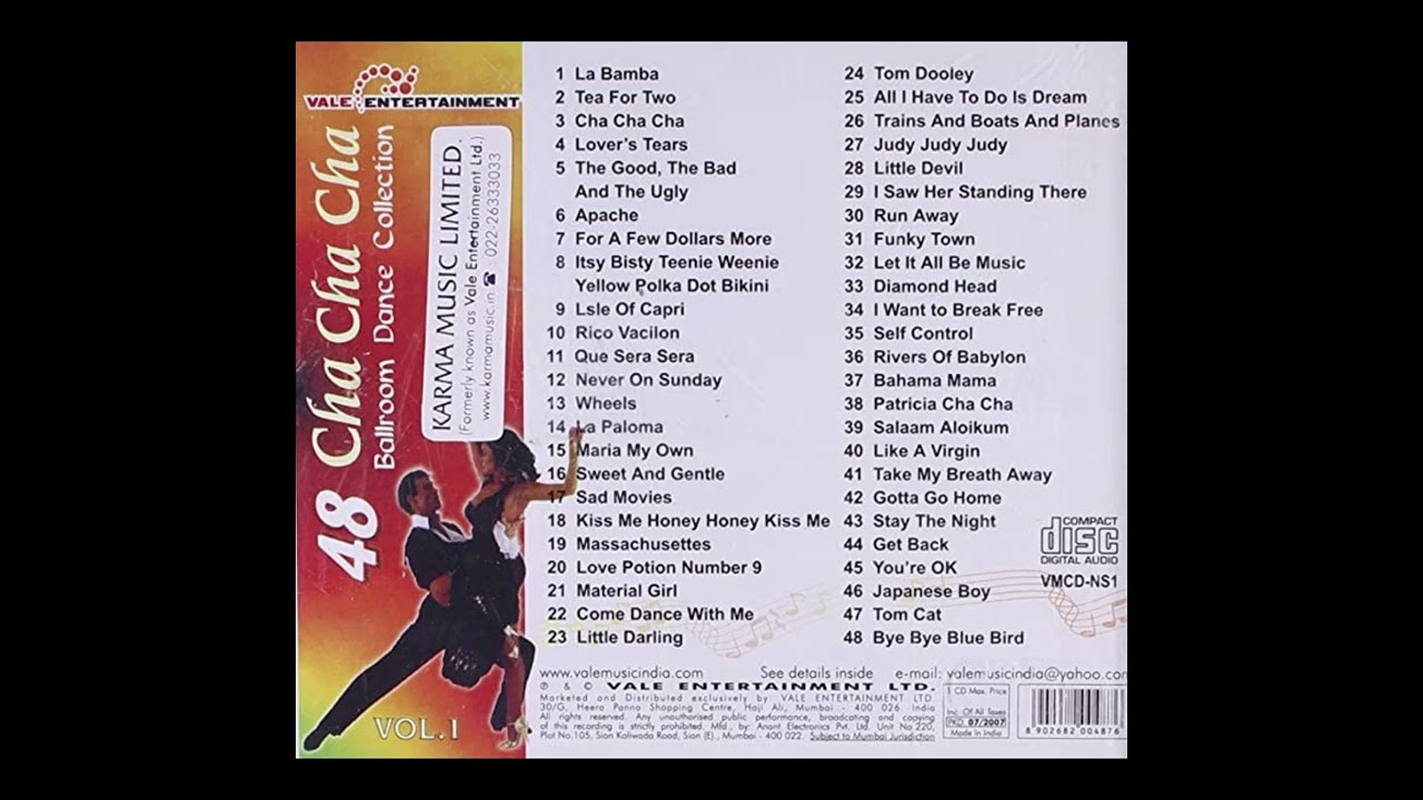 48 Non Stop CHA CHA CHA Vol1 - YouTube