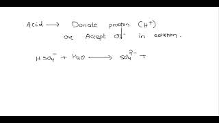 In Which Of The Following Equations Does Hso4 Act As An Acid In Water? No Work Needs To Be Shown F