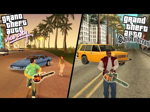 GTA 3 vs. GTA VICE CITY- SIDE BY SIDE GRAPHICS AND GAMEPLAY