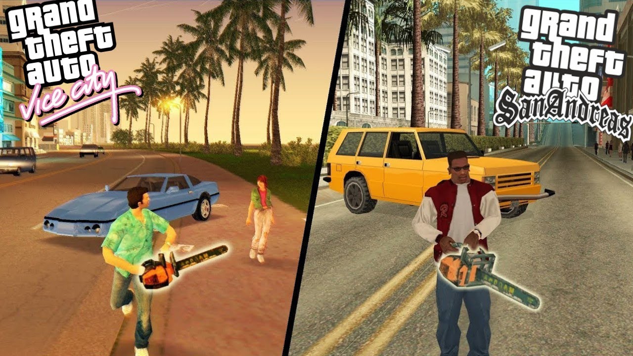 GTA 3 Definitive Edition Vs GTA Vice City DE Vs GTA San Andreas DE