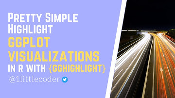 Easy Pretty Ggplot Visualization Highlight with {gghighlight} in R