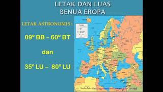 LETAK DAN LUAS BENUA EROPA - MATERI IPS KELAS 9 SEMESTER 1