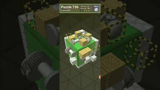 PUSHING MACHINE 3D - IMPOSSIBLE Puzzle 736 - (79 moves) -- by qr637