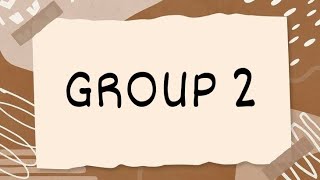 GROUP 2 TLE