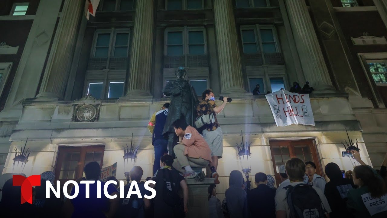Manifestante toman el edificio principal de la Universidad de Columbia | Noticias Telemundo
