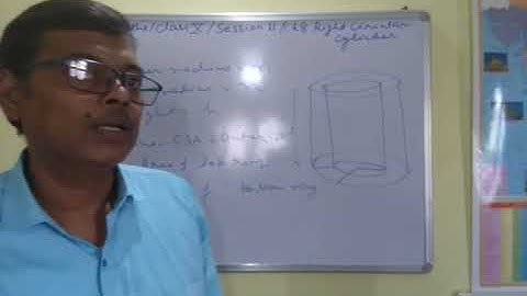 WBBSE CLASS X MATHS CHAPTER 8 RIGHT CIRCULAR CYLINDER