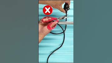 Genius hack to easily unplug cords when tangled! Must-Know Trick! #shorts