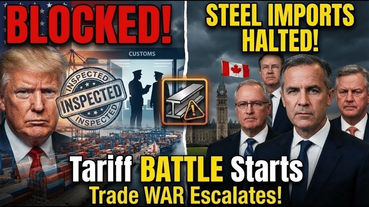 Canada BLOCKS U S  Steel Imports — Trade War Escal