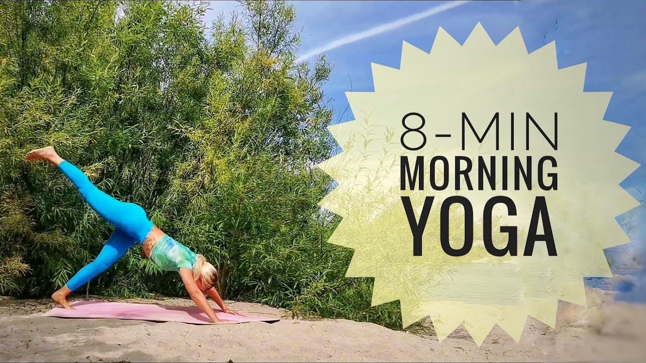 8-Minute Morning Yoga Flow | Gentle Stretch & Energy Boost | Beginner-Friendly