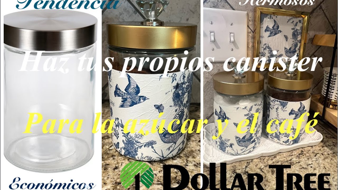💙 CONTENEDORES PARA EL CAFÉ ☕️ Y LA AZÚCAR, HERMOSOS, ELEGANTES Y MUY ECONÓMICOS 💙