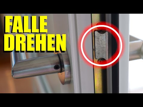 Video: Wie stellt man das Dornmaß an einem Türknauf ein?