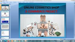 PPT - Online Cosmetics Shop || PHP MYSQL Project PPT