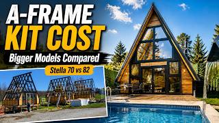 How Much Does A-Frame Cabin Kit Cost in 2026? Stella 70 vs Stella 82 Budget Breakdown #aframe