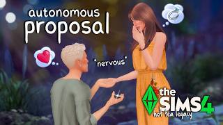 my sims keep autonomously proposing!?💍| Sims 4 Hot Tea Legacy Challenge