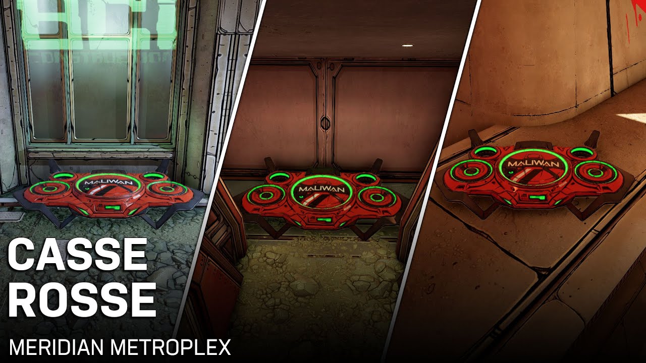 Dove trovare tutte le CASSE ROSSE al MERIDIAN METROPLEX! | Casse Rosse - Borderlands 3