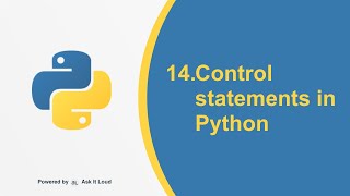 Python Day - 14 - Python Control Structure -Conditional  Statement